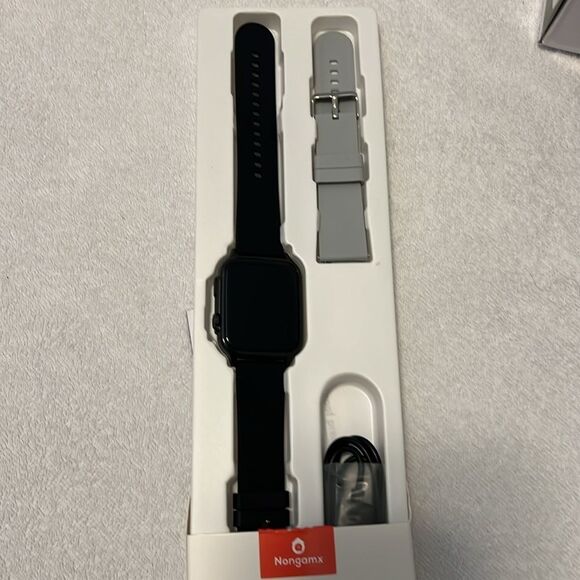 Smart Watch Fitness Tracker: Watches Waterproof Call Heart Rate Blood Pressure - Picture 1 of 2